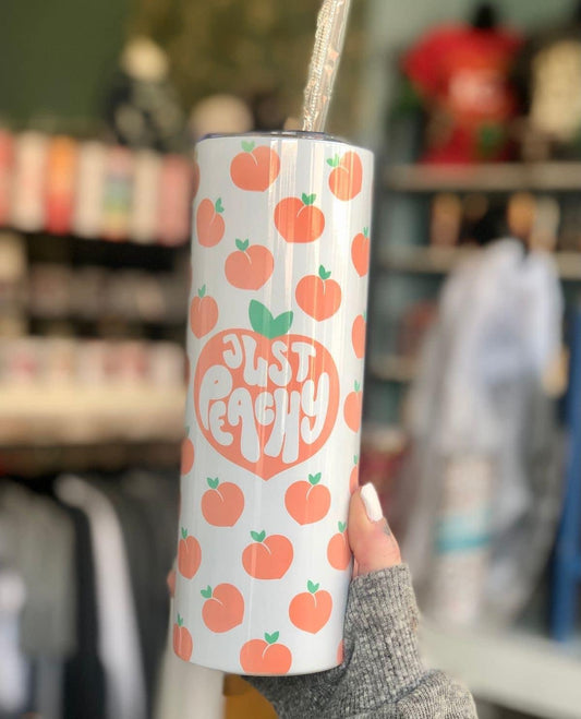 Just Peachy insulated tumbler